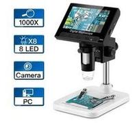 Usb numérique microscope écran lcd de 4. 3 pouces avec 2 millions de pixels pour le soudage de réparation G