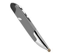 USB ordinateur stylet accessoire PC, sans fil 2.4G souris optique stylo souris réglable 800/1200/1600 DPI écriture manuscrite souris intelligente pour ordinateur portable Android (Gris Argenté)