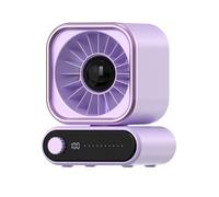 USB Oscillating Desk Fan - Portable Single Head Cooling Fan 4000mAh Rechargeable Mini Air Circulator 14.6x11.6x18.6CM With Strong Wind Type-C Charging For Office Dorm Bedroom Outdoor Personal Cooling