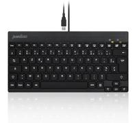 Usb Periboard-326 Mini Clavier Filaire Rétroéclairé Avec Touches À Profil Bas, Qwerty Italien