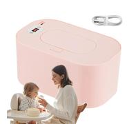 Usb Portable Wipe Warmer Baby, Large Capacity Tissue Dispenser, 3.74in Smart Temperature Control, Travel Friendly Diaper Insulation Box for Precise Heat Management