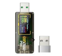 Usb Power Tester, Digital Voltage Checker, Rotatable Display with Accuracy, Current Monitor with Safety Protection, Workshop Tools, Purpose Diagnostic Device for Electrician Repair Work Use