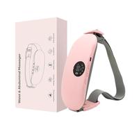 USB Powered Heating Pad, Cordless Electric Abdominal Pad, Menstrual Heating Pads, Soft Back Surfaces, Adjustable Heat Setting, for Resting, Working, 28.5x8.5x3.7cm White Pink