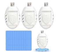 USB Prise Anti Moustique avec 30 Comprimés, 3 Diffuseurs Électriques Portables pour Maison Chambre Bureau Camping Voyage, Répulsif Moustiques Intérieur Extérieur sans Odeur, Protection Jusqu’à 10 h