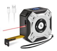 USB Rechargeable 40m mesure ruban numérique avec rouleau cordon Mode Laser ruban à mesurer outil de mesure professionnel à fort Impact