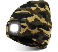 Usb Rechargeable 8 Led Bonnet Chapeau,Lumineux Casquette Éclairage Et Clignotant Alarme Led Mains Libre Lampe De Lampe Frontale Tricoté Bonnet Unisex Hiver Chaud Sport Knit Cap Chapeau!