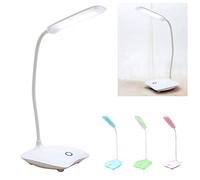 Usb Rechargeable Bureaux Led Lampe De Table Intensité Réglable Lecture Liseuse Interrupteur Tactile Lampes De Bureau 3 Modes Lampes De Bureau