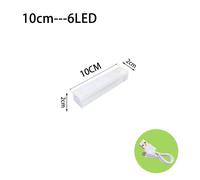 Usb Rechargeable Capteur De Mouvement Lumière Sous Armoire Veilleuse Cuisine Chambre Éclairage Applique Armoire Lampe Escalier Placard - Type 10cm-Warm White Light