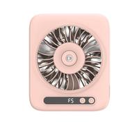 USB Rechargeable Desk Wind Blower | Misting Fan 5-Speed | 120-Degree Adjustable Angle LED Display Water Spray Fan for Bedside Dorm Summer Bedroom Car School Music Festival