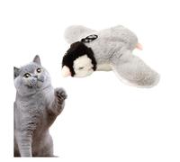 USB Rechargeable Flapping Bird Cat Toy Jouet électronique interactif pour Chat avec Oiseau Volant Flapping Bird Cat Toy (Gris)