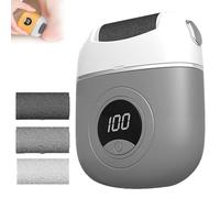 USB Rechargeable Foot Repair and Grinding Device, 2024 New Electric Foot File Grinding Machine, Digital Electric Foot Polisher, Electric Foot Callus Remover (Grey)