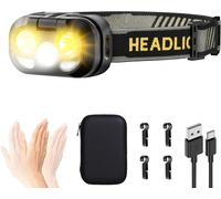 Usb Rechargeable Led Headlamp, Night Light, Camping Light, 8 Light Modes, Ipx5 Waterproof, 1000 Lumens Head Lamp For Camping, Running, Jogging, Hiking, Fishing