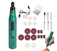 USB Rechargeable Mini Broyeur électrique - Kit d'outils rotatifs sans fil | 20 W 1 8 000 tr/min Handheld Polishing & Carving Pen | | For Jade Wood Carving Engraving Work Crafts Jewelry Making