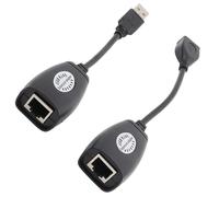 USB RJ45 Extender, USB 2.0 à RJ45 Ethernet Extension Cable Network sur l'adaptateur de connecteur CAT5 / CAT6 LAN Wired pour Le Clavier de l'ordinateur OS X