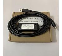 USB-SC09-FX PLC Programming Cable, Data Download for FX3U/FX1N/FX2N Series, USB to 8Pin Circular Connection Line