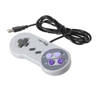 Usb Snes Rétro Câblé Contrôleur De Manette De Jeu Classique Pour Windows Pc