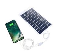 USB Solar Charger - Flexible Portable Power Bank, Solar Charging Panel