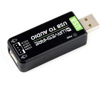 USB Sound Card USB Audio Module External Audio Converter Onboard Microphone and Speaker Header for Raspberry Pi/Jetson Nano Driver-Free Recording Playback Plug and Play.[V524]