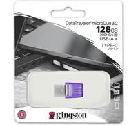 Kingston Technology DataTraveler 128 Go microDuo 3C 200 Mo/s dual USB-A + USB-C
