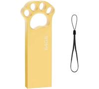 USB Stick 64 GB, Lovely Pendrive 64 GB Cartoon Flash Drive USB 2.0 Waterproof Memory Stick Pen Drive for Computer, PC, Tablet Data Storage (Gold)