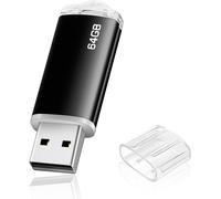 USB Stick 64GB Pen Drive 64GB USB Flash Drive Memory Stick 64GB (Black)