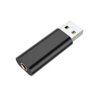 USB to 3.5mm Audio Adapter External Sound Card Plug and Play | Driver free USB sound adapter adds a 3.5mm audio jack for headsets, headphones, laptops and desktop computers