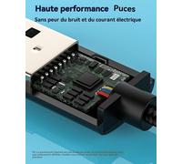 Usb To 3.5mm Jack Adapter For Headphone Audio Earphone Microphone External Sound Card For Pc Ps5 Dac Cable Usb To Jack Adapter For Hifi Headphone