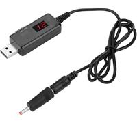 USB to 9V to 12V Step Up,Cable Router DC Boost Converter Display Voltage for Camera Lamp Desk Speakers Headphone Blue Tooth Elevator AC Adapter with Plug