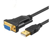USB to RS232 Serial Cable PL2303 Chip High Speed Plug and Play Cord for Programming Machine Scanner(PL2303 female USB to 9 pin serial cable,3M)