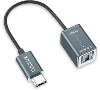 Usb To S/Pdif Transmitter,Usb C To Toslink Output Adapter (Stereo Sound),Usb Optical Audio Converter Suitable For Iphone 15+/15 Pro,S23/S22/S21-Not Fit For