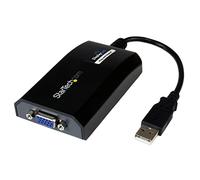 StarTech.com Adaptateur USB vers VGA - Carte vidéo USB externe pour PC et MAC - 1920 x 1200 adaptateur vidéo externe - DisplayLink DL-195 - 16 Mo - noir