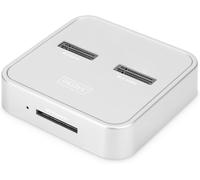 Usb Type-C 3.1 Dual M.2 Nvme & Msata Ssd Docking Station - M.2 Type De Module 22110,2280,2260,2242 - Clé M/B+M - Lecteur De Carte Sd Express - 10 Gbit/S - Jusqu'À 2X 4 To - Blanc