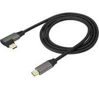 Usb Type C 3.1 Mâle À Mâle Angle Droit D'Extension Câble 4K@60Hz 90 Degrés Connecteur Câble Prend En Charge,Données,L'Audio,Vidéo Câble,Compatible Samsung S10/S9+/S8,Macbook (3 Pied)
