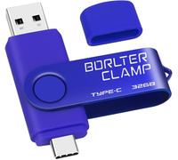 USB Type C 32GB Dual Connector USB C 3.0 U Flash Drive for Android Smartphone S10/S9/S8,Huawei Honor,LG,Tablet and Computer (Blue)