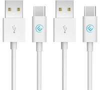Usb Type C Cable [2x2m] Fast Charge 3a Usb C Charger Cord For Samsung Galaxy S23 S22 S21 S20 A13 A53 A70, Xiaomi Redmi Note 12 11 Pro, P50 P40, Ps5 Xbox Series X S Controller - 2x2m White
