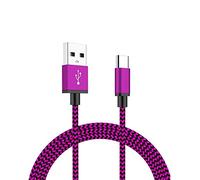 USB Type C Câble,YSJJZRL®(10ft) USB C to USB A Nylon Braid Cordon de Charge Rapide Câble de Chargeur de Transfert de synchronisation de données Compatible avec Samsung Galaxy S10 S9 Note 9 8 S8