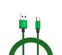USB Type C Câble,YSJJZRL®(3.3ft) USB C to USB A Nylon Braid Cordon de Charge Rapide Câble de Chargeur de Transfert de synchronisation de données Compatible avec Samsung Galaxy S10 S9 Note 9 8 S8