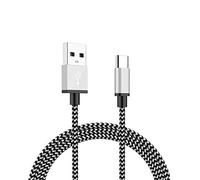USB Type C Câble,YSJJZRL®(3.3ft) USB C to USB A Nylon Braid Cordon de Charge Rapide Câble de Chargeur de Transfert de synchronisation de données Compatible avec Samsung Galaxy S10 S9 Note 9 8 S8
