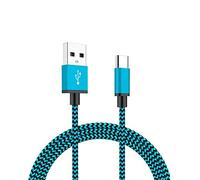 USB Type C Câble,YSJJZRL®(6.6ft) USB C to USB A Nylon Braid Cordon de Charge Rapide Câble de Chargeur de Transfert de synchronisation de données Compatible avec Samsung Galaxy S10 S9 Note 9 8 S8