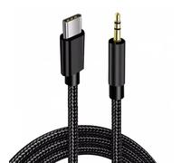 USB Type-C to 3.5 mm Male Audio Cable,Nylon Braided Aux,Aux Car Stereo Audio Cable,Compatible with Smartphones,Tablets,Laptops,Car Audio,Stereo