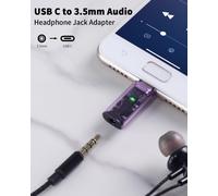 USB Type C to 3.5mm Headphone Adapter,USB Type C to 3.5mm Headphone Jack Adapter,USB C Headphone DAC Adapter for iPhone Max/Pro/Plus,iPad Pro,Galaxy (1 Piece,.[G59]