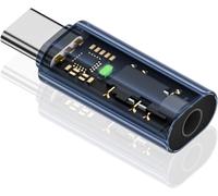 USB Type C to 3.5mm Headphone Adapter,USB Type C to 3.5mm Headphone Jack Adapter,USB C Headphone DAC Adapter for iPhone Max/Pro/Plus,iPad Pro,Galaxy (Light Blue)