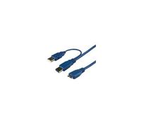 usb-v3 alim-microb-1.2m câble usb a vers usb usb micro b bleu