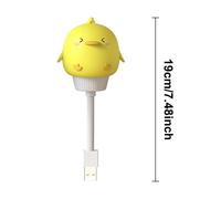 Usb Veilleuse Led Mignon Dessin Animé Lampe De Nuit Ours Poussin Chaton Télécommande Pour Bébé Enfant Chambre Décoration Lampe De Chevet - Type Duck