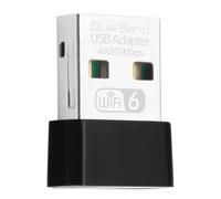 USB Wi-FI Adapter, Wireless Network Adapter PC, Band Wi-FI, Computer Desktop, High Speed, Provides Fast and Stable Connection for Internet Access (Black)