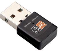 Usb Wifi Adapter For Pc, Ac600M Usb 2.0 Wifi 5 Dongle 802.11Ac Wireless Network Adapter With Dual Band 2.4Ghz/5Ghz For Desktop Laptop Support Windows 10/8/7/Xp, Mac Os, Linux Etc[BLU920229]