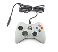 Usb Wired Gamepad Pour Xbox 360 Controller Joystick For Official Microsoft Pc Controller (Blanc)