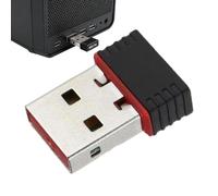 USB WLAN Adapter PC - 2,4GHz 150Mbit/s Wireless Dongle | USB Netzwerk Adapter IEEE 802.11n | Mini Internet Empfänger für Laptop Computer Zuhause Büro Reisen Plug & Play ABS