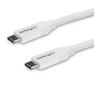 [USB2C5C4MW] STARTECH.COM Câble USB-C vers USB-C Power Delivery 5A 4 M Blanc
