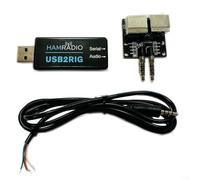 USB2RIG Interface de mode numérique pour Yaesu FT-817 FT-818 avec codec audio intégré, carte son USB et prise en charge TTL/232, réduction du bruit pour WSJT-X flDigi
